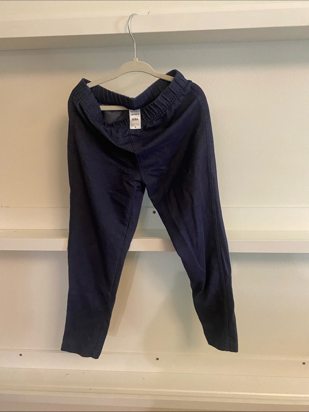 Carter's Dark Navy Elastic Waist Pull-On Pants